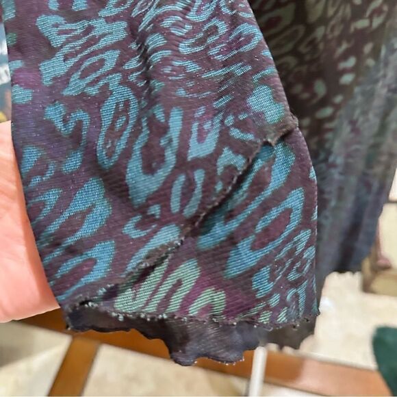 Kay Unger Leopard Print Multi Colored Dress Size 6 - Picture 8 of 12